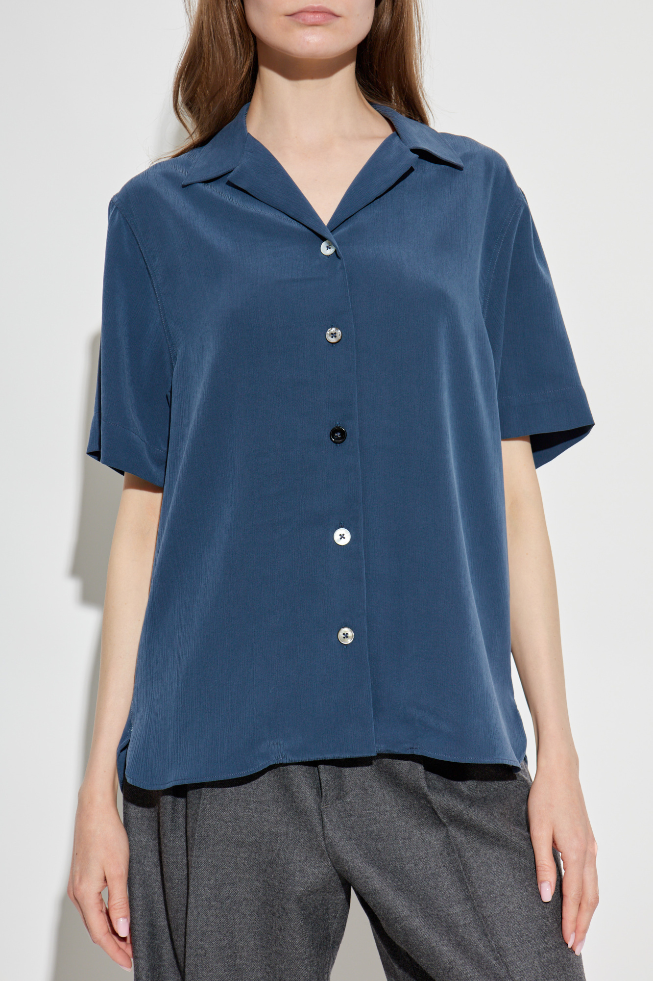 トップス Paul Smith Men's Pale Blue Cotton-Blend Jersey Button Cardigan